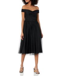 Trina Turk - Off The Shoulder Tulle Cocktail Dress - Lyst
