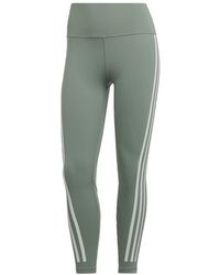 adidas - Optime Training Icons 3-stripes 7/8 Tights - Lyst