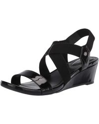 bandolino silver wedge sandals