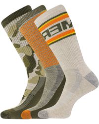 Merrell - Adult's Recycled Everyday Socks-3 Pair Pack-repreve Mesh - Lyst