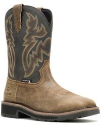 Wolverine - Rancher Pull-on Steel-toe Work Wellington Construction Boot - Lyst