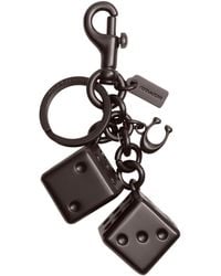 COACH - Metal Dice Bag Charm - Lyst