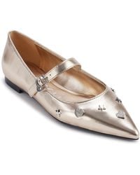 Karl Lagerfeld - Paris Veyda Pointed Toe Mary Jane Flat With Pins Sandal - Lyst