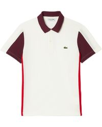 Lacoste - Regular Fit Short Sleeve Color Blokced Polo Shirt - Lyst