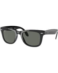 Ray-Ban - Rb4105 Folding Wayfarer Square Sunglasses - Lyst