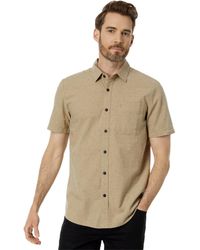 Volcom - Regular Date Knight Short Sleeve Classic Fit Button Down Shirt - Lyst