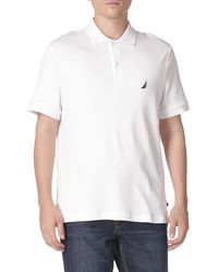 Nautica - Classic Fit Short Sleeve Solid Soft Cotton Polo Shirt Poloshirt - Lyst
