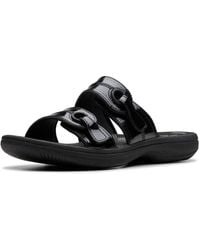 Clarks - Breeze Maye Slide Sandal - Lyst