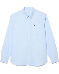 Lacoste - Long Sleeve Regular Fit Oxford Button Down Shirt - Lyst