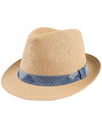 Levi's - Fedora Hat With Patchwork Band - Lyst