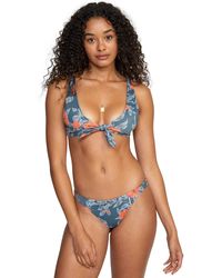 RVCA - Standard Swimsuit Bikini Top - Lyst