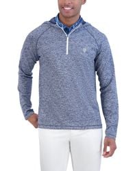 Ben Sherman - Quarter Zip Pullover Hooded Sweater – - Lyst
