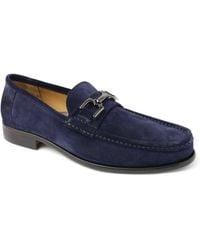 Bruno Magli - Trieste Navy Suede Eu 44.5 - Lyst