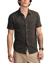 Lucky Brand - Linen Short Sleeve Button Up Shirt - Lyst