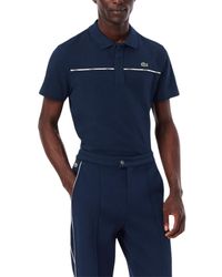 Lacoste - Regular Fit Taping Polo - Lyst