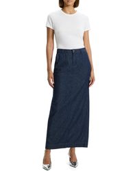 Theory - Maxi Trouser Skirt - Lyst