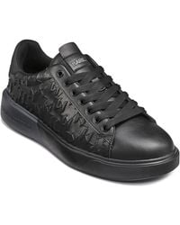 Karl Lagerfeld - Paris Leather Lightweight Sneaker With Embossed Logo - Lyst