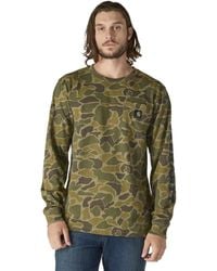 Carhartt - Relaxed Fit Heavyweight Long-sleeve Pocket Camo Logo Graphic T-shirt - Lyst
