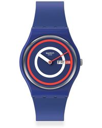 Swatch Skin Classic Blaumann Dark Blue Watch Sfn123