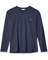 Lacoste - Long Sleeve Jersey Pima Regular Fit Crewneck T-shirt - Lyst