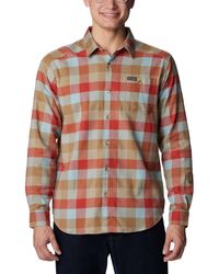 Columbia - Cornell Woods Flannel Long Sleeve Shirt Button - Lyst