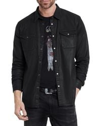 John Varvatos - Marshall Snap-Up Western Shirt - Lyst