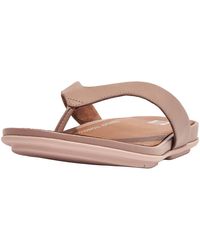 Fitflop - Gracie Leather Flip-flops - Lyst