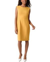 Kasper - Plus Size Cap Sleeve Sheath Dress With Seamed Waist Detail - Lyst