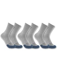 Carhartt - Force Midweight Logo Crew Sock 3 Pack - Lyst