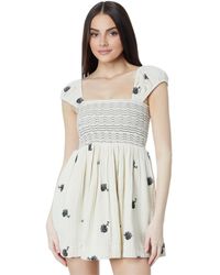 Free People - Tory Embroidered Mini - Lyst