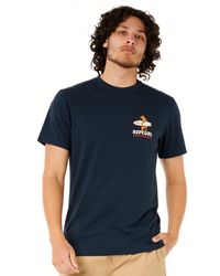 Rip Curl - Graphic Short Sleeve Crew Neck T-shirt - Lyst