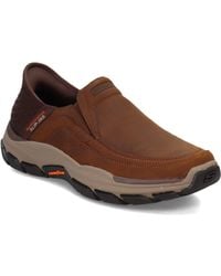 Skechers - Respected-elgin 204810 Moc Toe Leather Slip-ins - Lyst