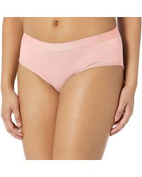 Hanes - , Authentic Stretch Hipster Underwear, Comfortable Panties For , Pink Gleam, 5 - Lyst