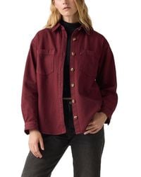 Levi's - Iris Button-front Cotton Overshirt - Lyst