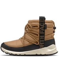 The North Face - Thermoball Lace Up Western Boot Almond Butter/tnf Black 8 - Lyst
