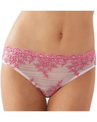 Wacoal - Embrace Lace Moderate Coverage Bikini Panty - Lyst