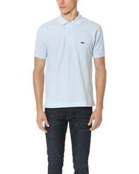 Lacoste - S Short Sleeve L.12.12 Pique Polo Shirt - Lyst