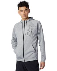 New Balance New Balance Liverpool Fc Travel Full Zip Hoodie in Grey Marl  (Gray) for Men | Lyst