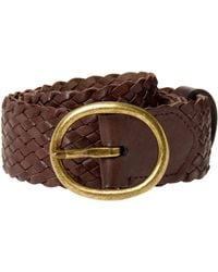 Lucky Brand - Woven Leather Belt - Lyst