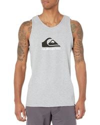 Quiksilver - Mw Logo Sleeveless Tank Top Tee Shirt - Lyst