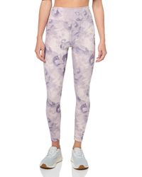 adidas - Train Essentials All Over Print Flower Tie-dye Leggings - Lyst