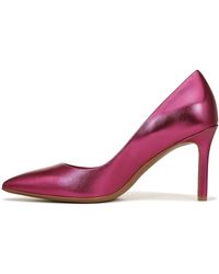 Naturalizer - S Anna Pointed Toe High Heel Pumps Fuchsia Pink Leather 5 M - Lyst