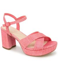 Kenneth Cole - Reeva Platform Geranium Weave 8.5 - Lyst