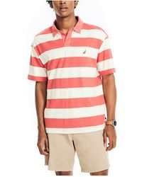 Nautica - Sustainably Crafted Striped Classic Fit Polo - Lyst