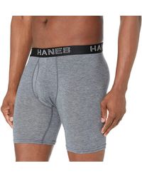 Hanes - Ultimate Mens Total Support Pouch Long Leg Boxer Briefs - Lyst