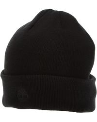 Timberland - Cuffed Beanie With Embroidered Logo - Lyst