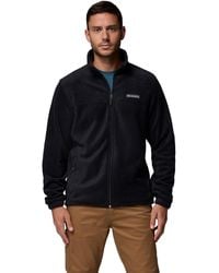 Columbia - Size Steens Mountain Full Zip Soft Fleece Vest, Black, Large Tall - Lyst