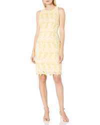 maggy london lace midi length sheath dress