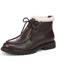 Vince - S Sierra Oxford Boot Chili Brown Leather 8 M - Lyst