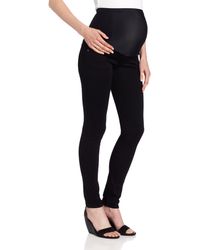 James Jeans Womens Twiggy External Maternity Band Legging Jean in Slate Ii